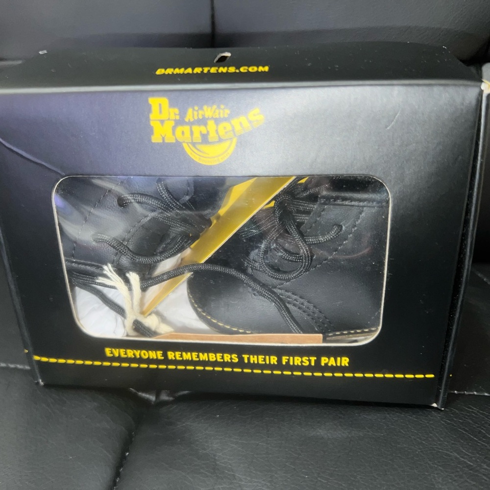 Dr. Martens Black Kids Boots